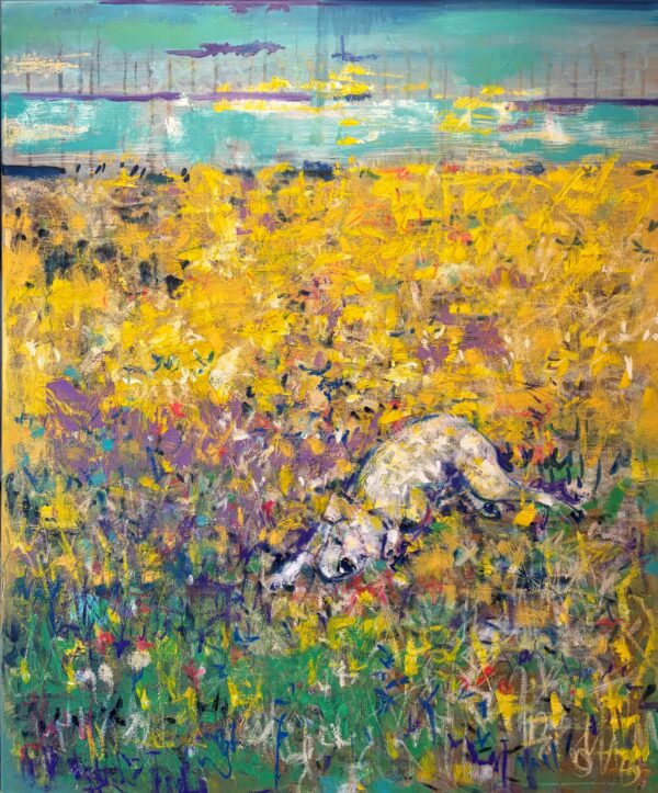 Trick and field, 120x100, 2026