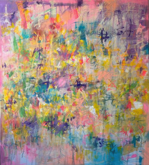 Plný radosti.., 100x90, 2026