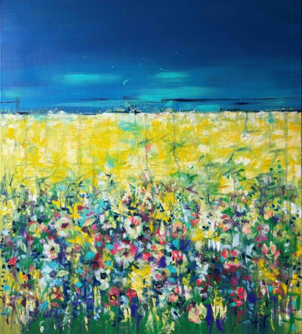 Tajomný obzor, 100x90, 2026