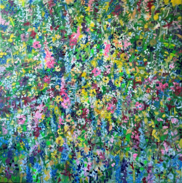 Odtiene zelenej, 100x100, 2026