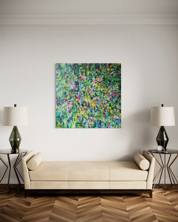 Odtiene zelenej - VIZUALIZÁCIA V PRIESTORE