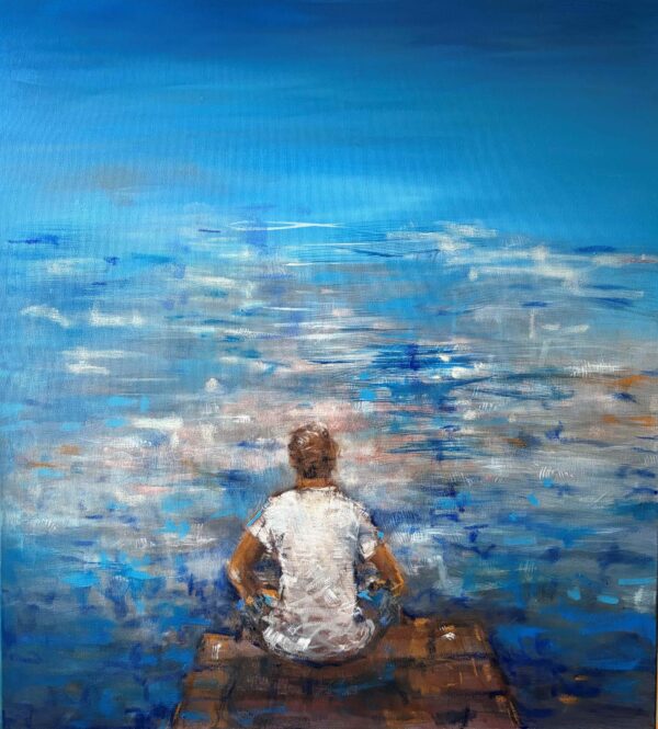 Chvíľa pre dušu, 100x90, 2026 Chvíľa pre dušu, 100x90, 2026