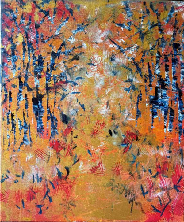 Jesennou alejou, 60x50, 2026 Jesennou alejou, 60x50, 2026